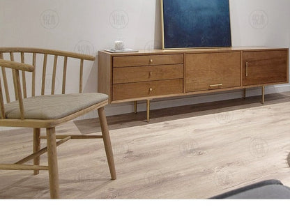 Chaise de salle à manger scandinave HAYDEN en bois massif nordique