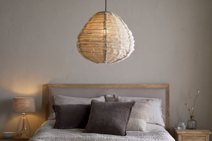 Abat-jour en Lin Hirana - Naturel - Petit