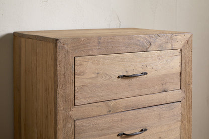Commode Iya en bois recyclé - Naturel - Petit