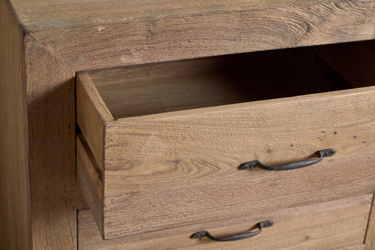 Commode Iya en bois recyclé - Naturel - Petit