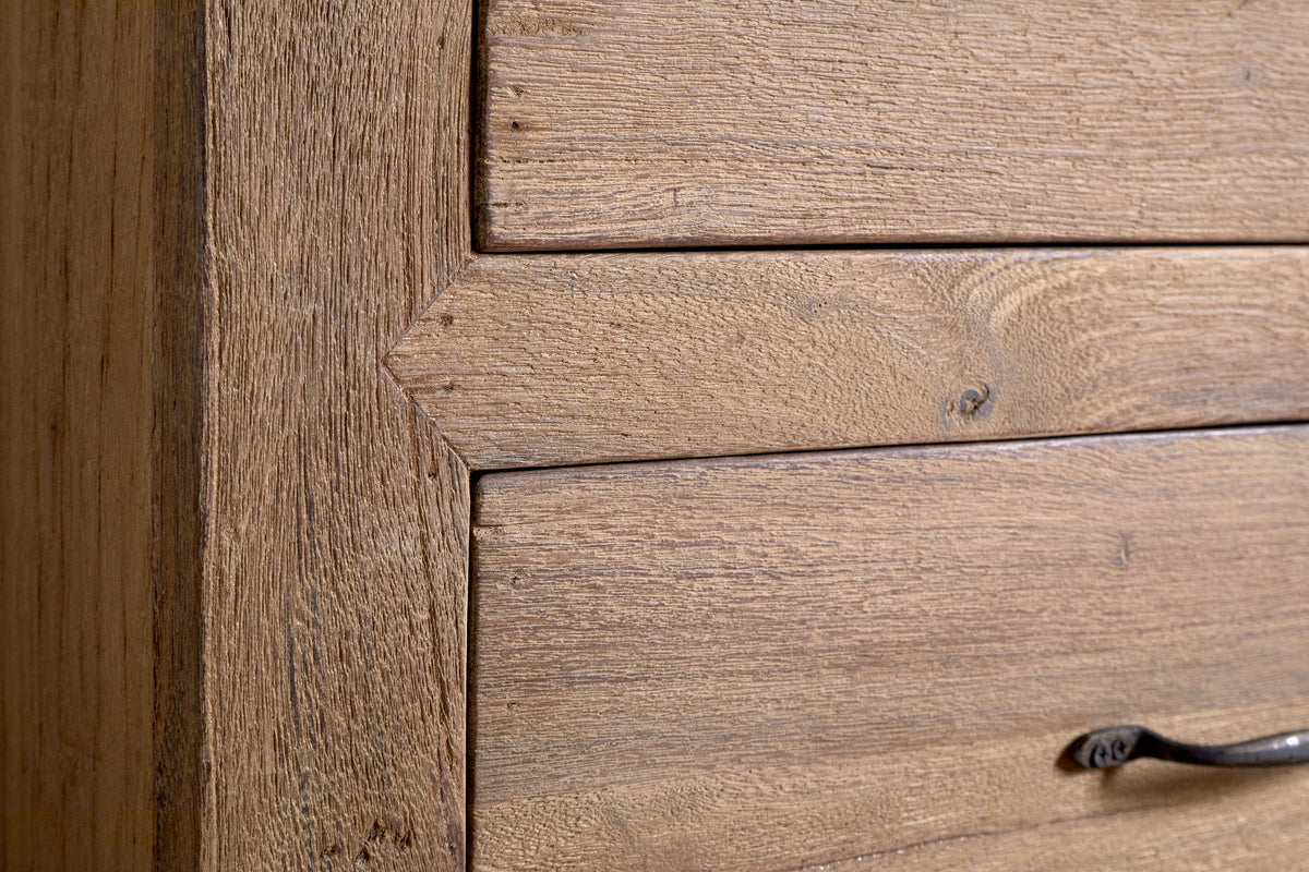 Commode Iya en bois recyclé - Naturel - Petit
