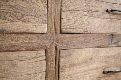 Commode Iya en bois recyclé - Naturel - Grande