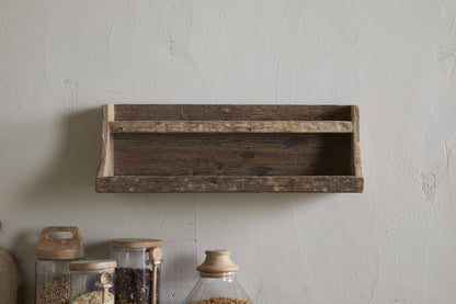 Étagère de rangement en bois recyclé Ibo - Naturel