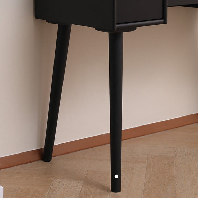 ISABEL TOKYO Commode Coiffeuse Miroir Japonais Scandinave (Couleur Noyer, Noir Blanc, Gris)