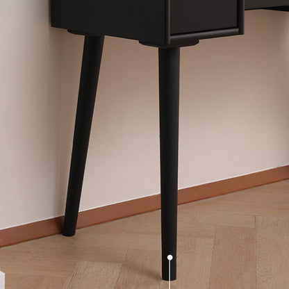 ISABEL TOKYO Commode Coiffeuse Miroir Japonais Scandinave (Couleur Noyer, Noir Blanc, Gris)