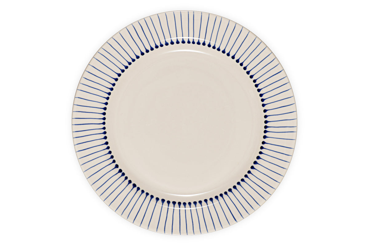 Assiette plate Iba - Indigo