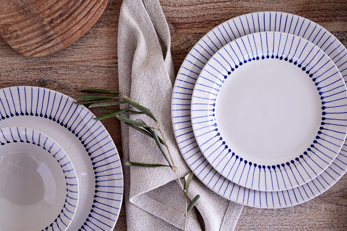 Service de table Iba - Indigo - (Lot de 12)
