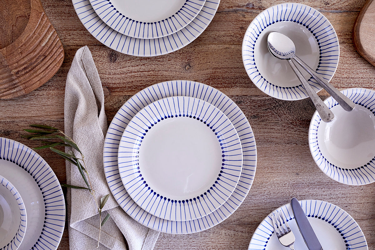 Service de table Iba - Indigo - (Lot de 12)