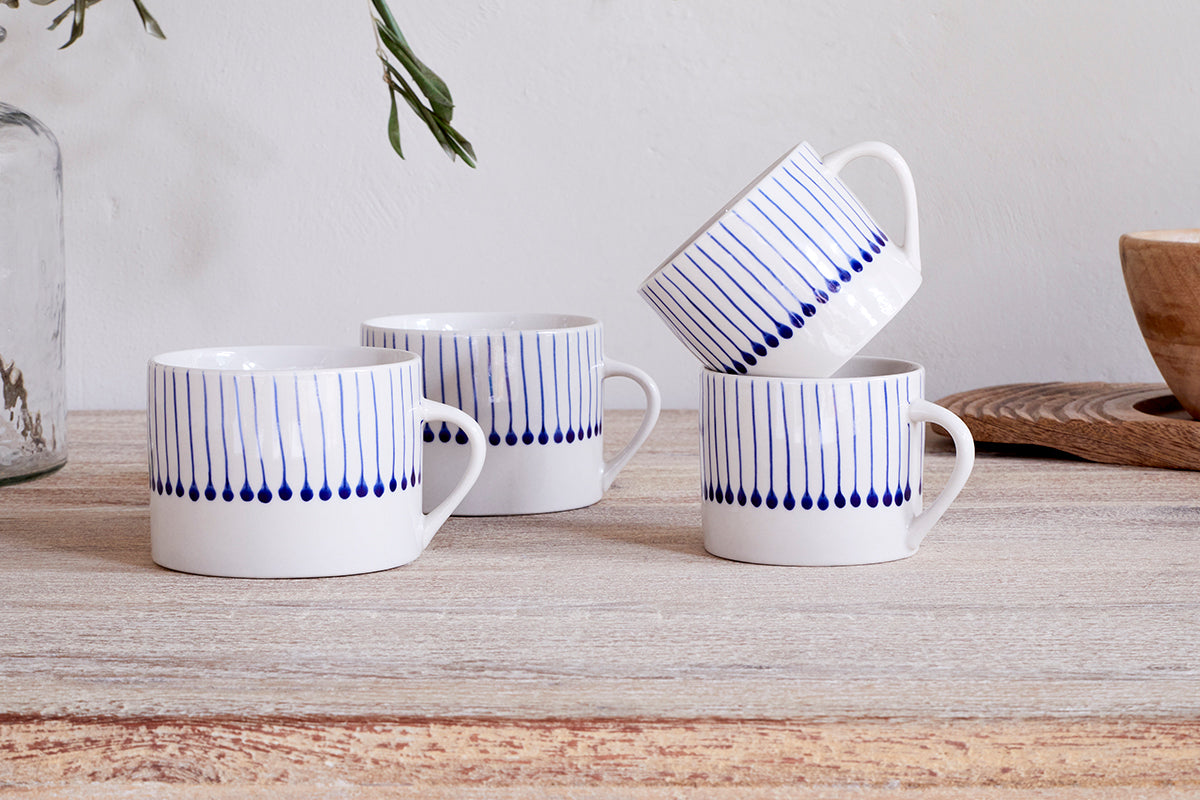 Tasse Iba - Indigo - Grand (Ensemble de 2)