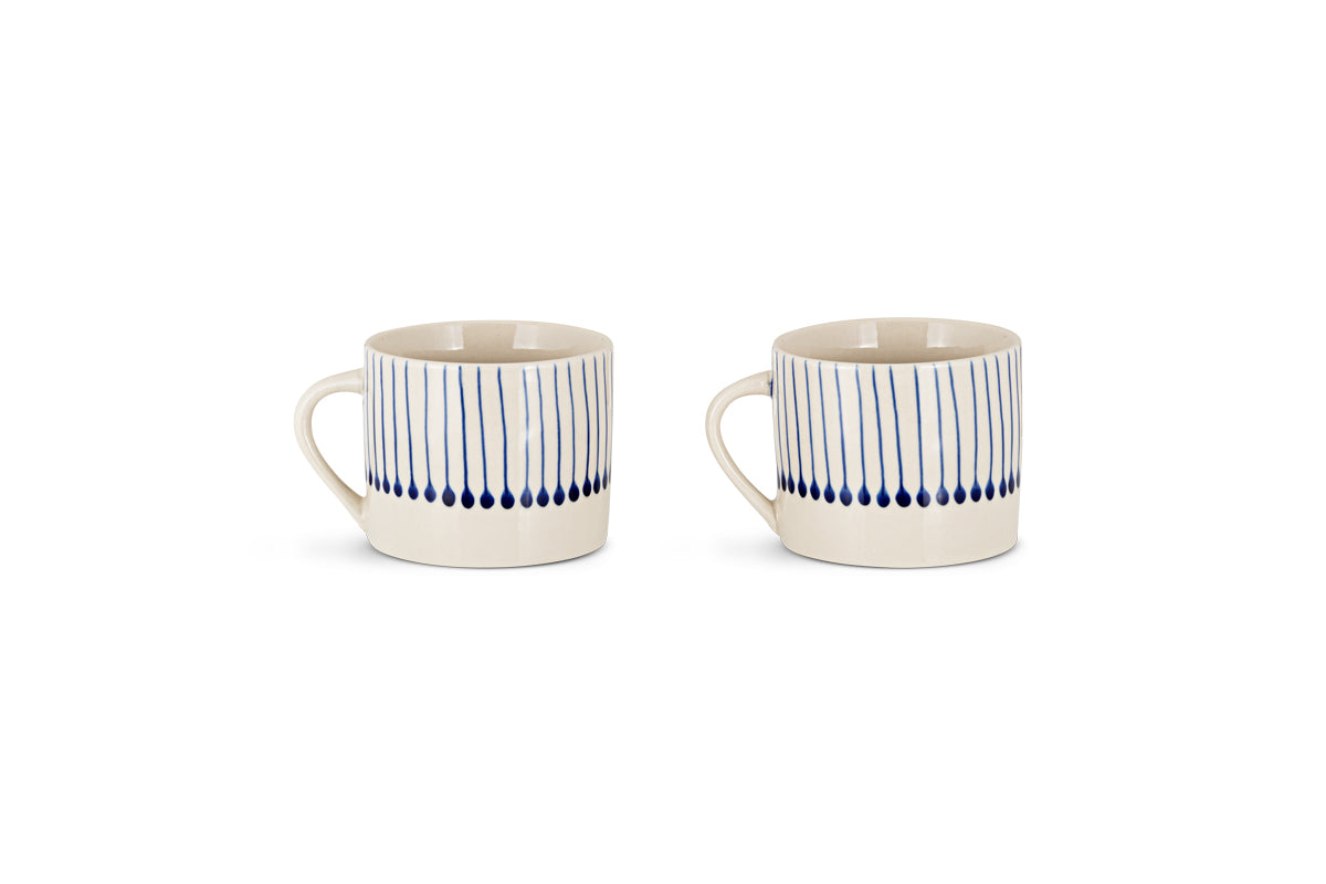Tasse Iba - Indigo - Petit modèle (lot de 2)