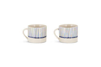 Tasse Iba - Indigo - Petit modèle (lot de 2)