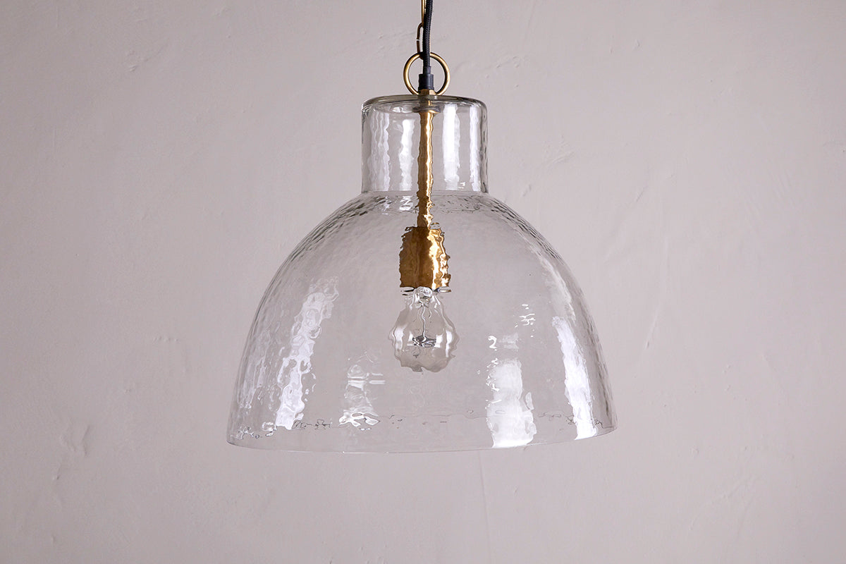 Suspension en verre recyclé Inayah - Transparent