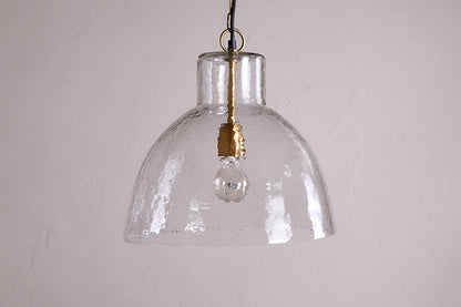 Suspension en verre recyclé Inayah - Transparent