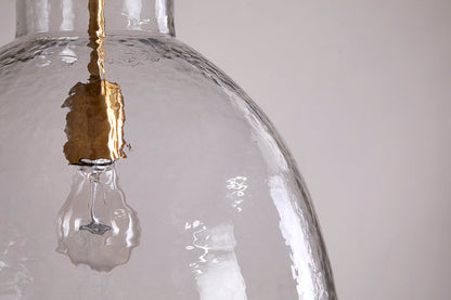 Suspension en verre recyclé Inayah - Transparent