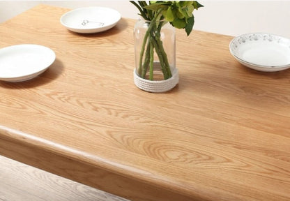 JAKIRA Table à manger et chaise en bois massif japonais nordique scandinave