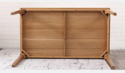 JAKIRA Table à manger et chaise en bois massif japonais nordique scandinave