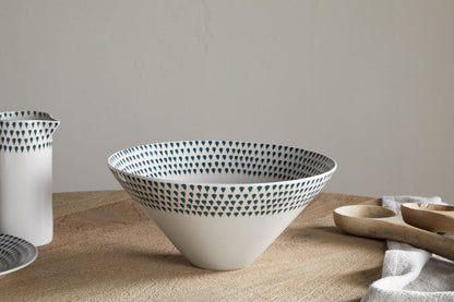Bol de service Juniper Drop - Crème et genièvre - Moyen