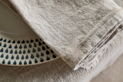 Serviettes en lin Junto - Naturel (lot de 4)