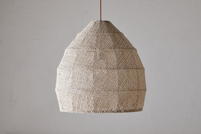 Pendentif en jute tissé Jahari - Naturel
