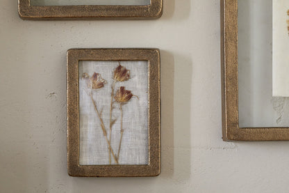 Cadre photo mural Jahala - Laiton antique