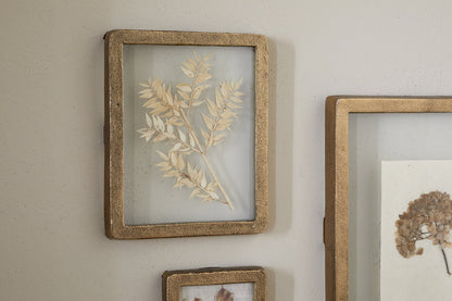Cadre photo mural Jahala - Laiton antique