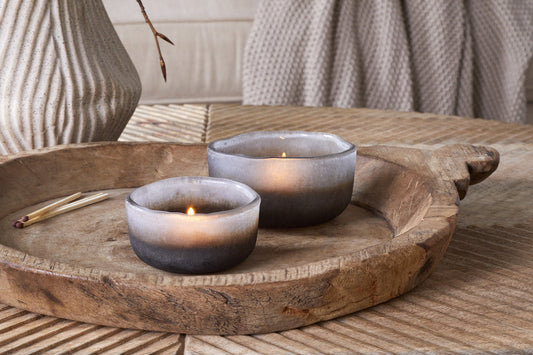 Photophores Janka - Charbon fumé (lot de 2)