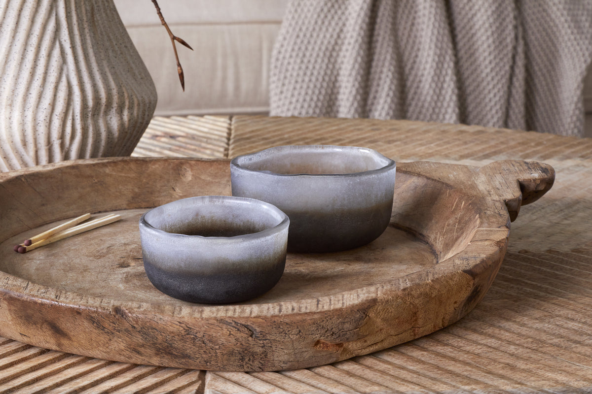 Photophores Janka - Charbon fumé (lot de 2)