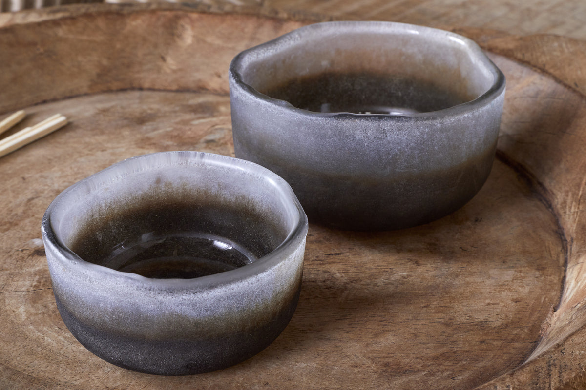 Photophores Janka - Charbon fumé (lot de 2)