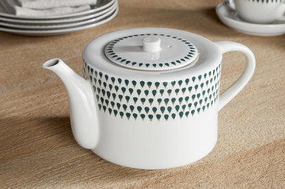 Théière Juniper Drop pour 4 personnes - Crème et genévrier
