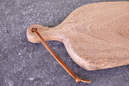 Planche en bois de manguier Jabari - Naturel