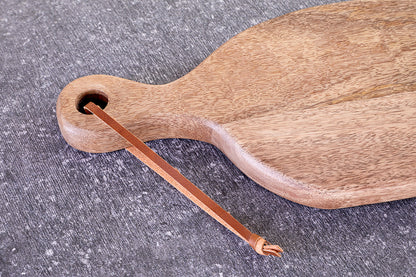 Planche en bois de manguier Jabari - Naturel