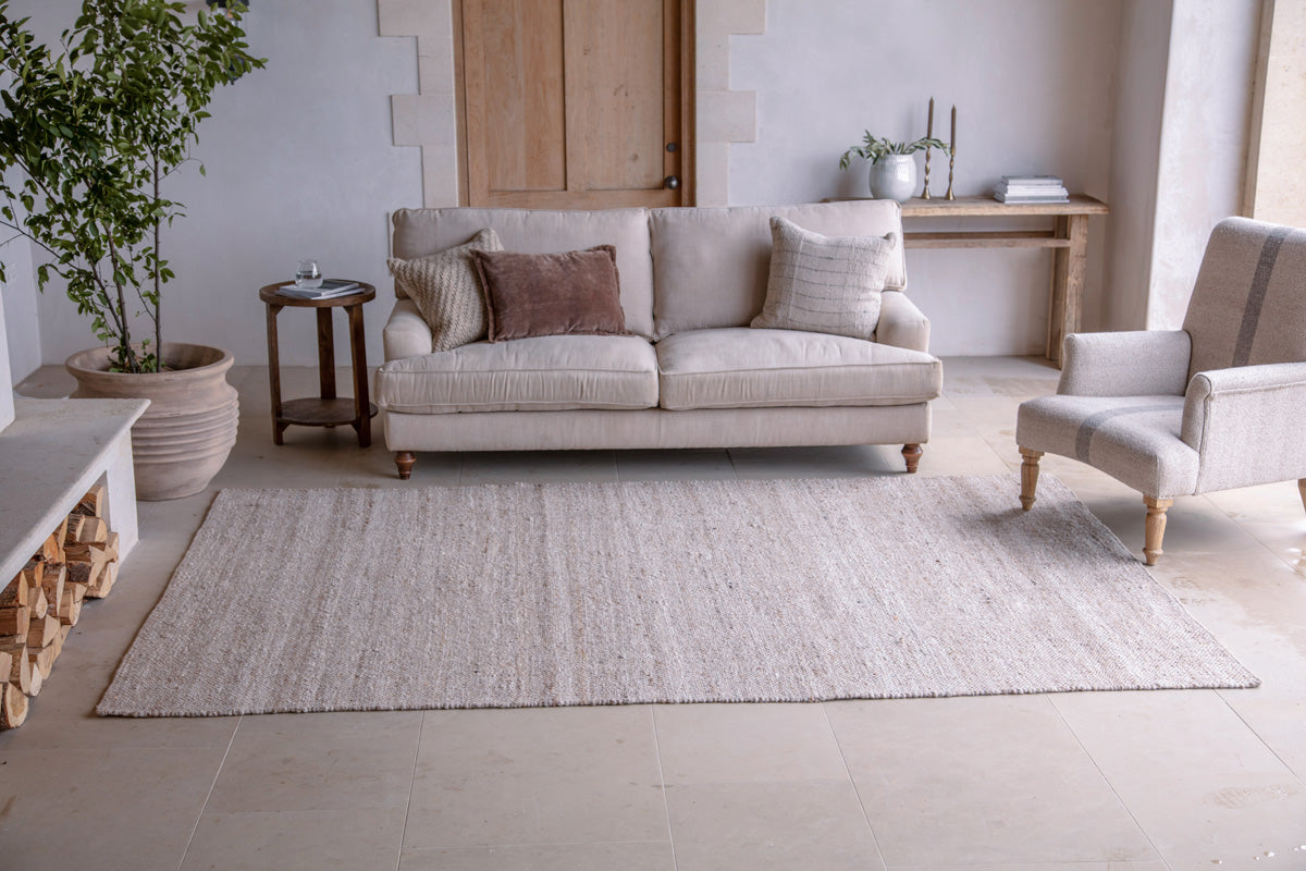 Tapis en laine Jala - Naturel