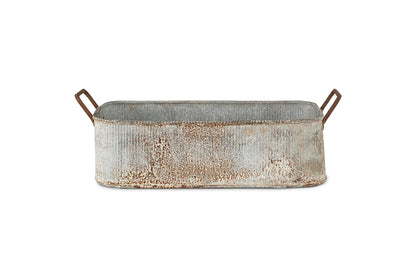 Bac à fleurs d'extérieur Japos - Zinc vieilli