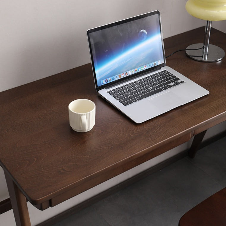 Bureau Juliana Kyoto Japonais Scandinave Bois Massif 