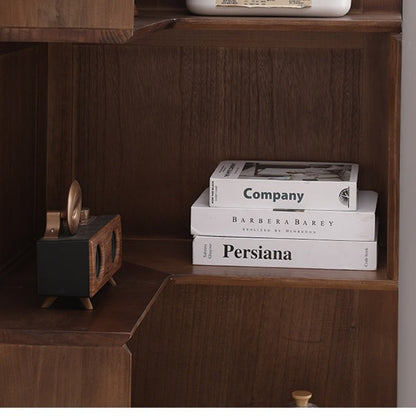 Julie Kyoto Présentoir Japonais Scandinave en Bois Massif 