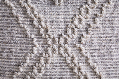 Housse de coussin Juliyet en coton et laine - Naturel