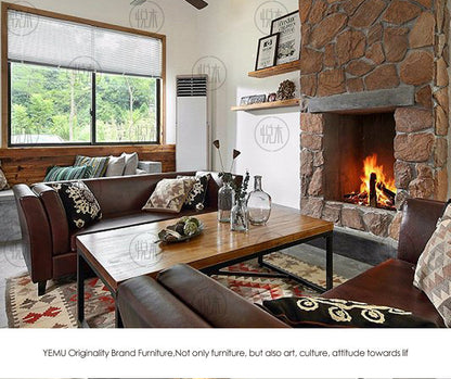 Table basse nordique japonaise Juniper RADISSON en bois massif américain 