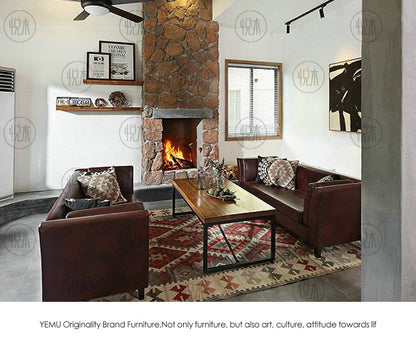 Table basse nordique japonaise Juniper RADISSON en bois massif américain 