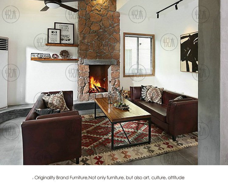 Table basse nordique japonaise Juniper RADISSON en bois massif américain 