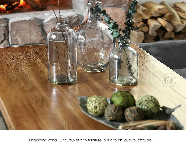 Table basse nordique japonaise Juniper RADISSON en bois massif américain 