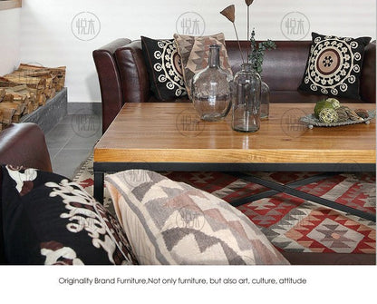 Table basse nordique japonaise Juniper RADISSON en bois massif américain 