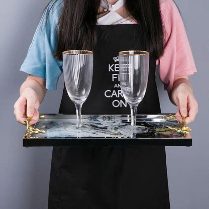 Plateau de service COUVERTS Nebula Swirl