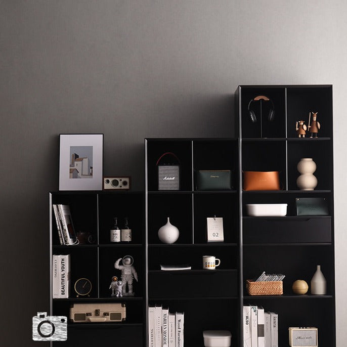 KAILANI TOKYO HILTON Bibliothèque japonaise scandinave en bois massif (4 couleurs, 3 tailles)