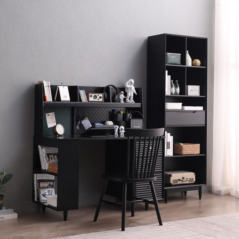 KAILANI TOKYO HILTON Bibliothèque japonaise scandinave en bois massif (4 couleurs, 3 tailles)