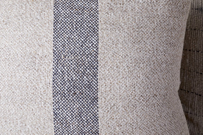 Housse de coussin Kallu en laine et coton - Naturel