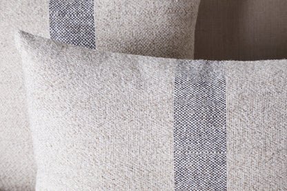 Housse de coussin Kallu en laine et coton - Naturel