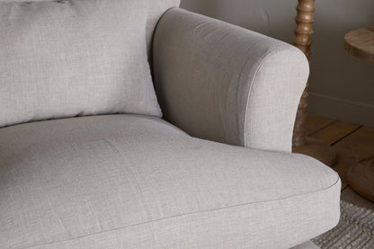 Fauteuil Kashi en lin - Naturel