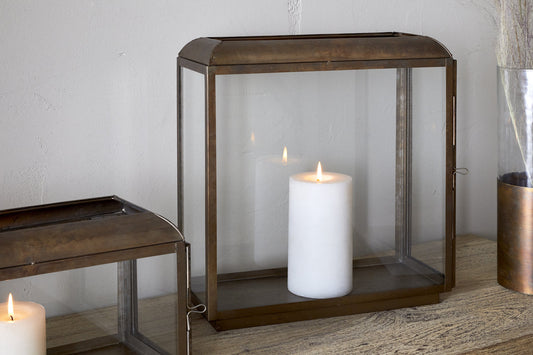 Lanterne haute Kiwanda - Laiton antique
