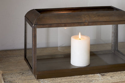 Lanterne large Kiwanda - Laiton antique
