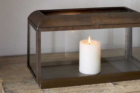 Lanterne large Kiwanda - Laiton antique